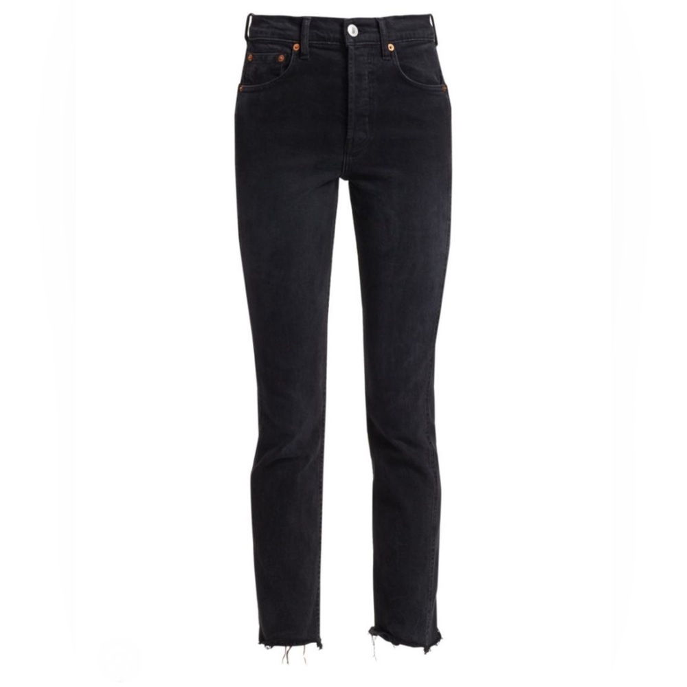 RE/DONE Comfort Stretch Double Needle Long Jeans Size 28